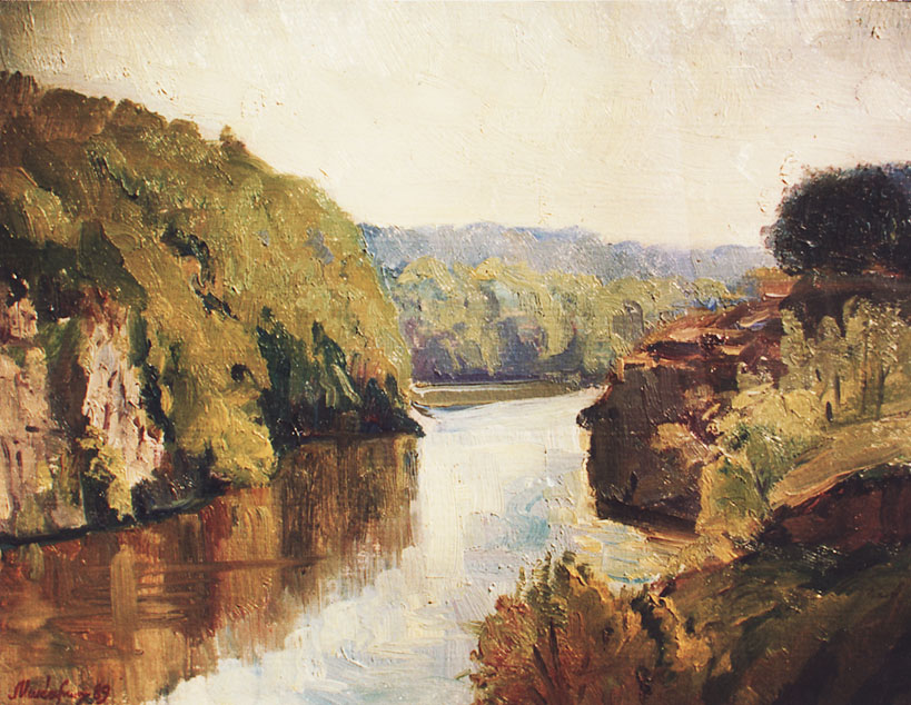 «Скеля Голова Чацького». 1989. Полотно, олія